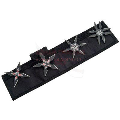 Silver Ninja Throwing Star Set
