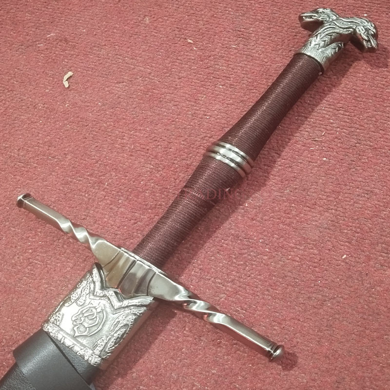 The Witcher Steel Sword Replica | Brown Handle Classic Edition image 3