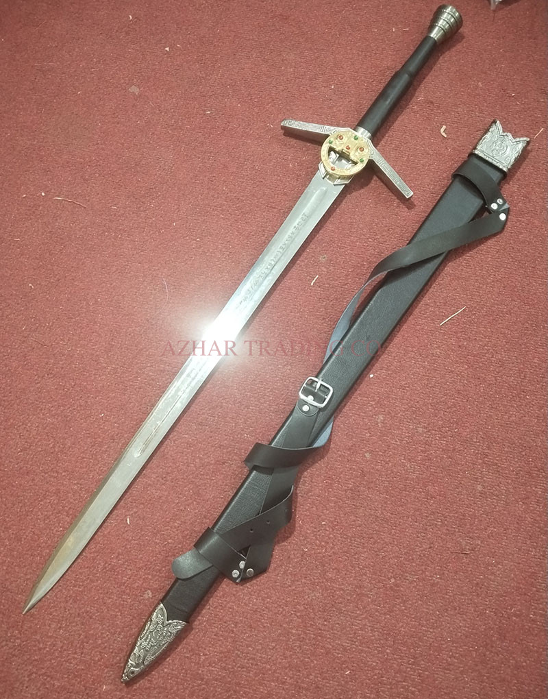 The Witcher Steel Sword of Geralt of Rivia Replica – Stone Pommel Edition image 6