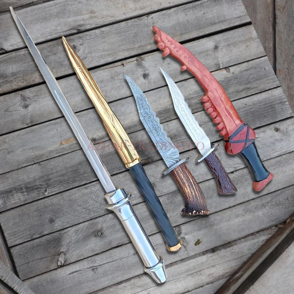 Supernatural TV Show Angel Blade, Archangel Blade, Ruby Demon Knife & First Blade Replica Set