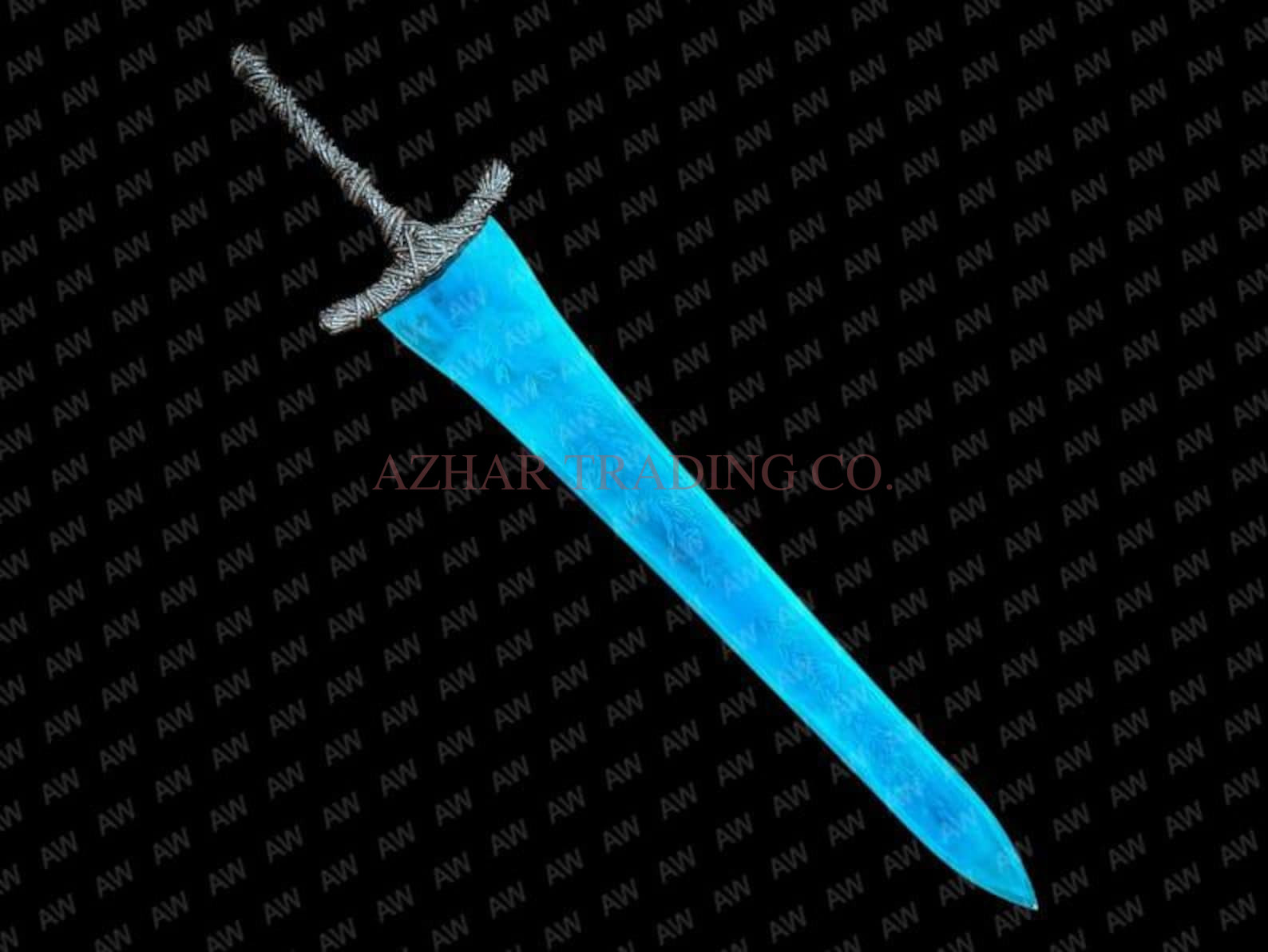Dark Moon Greatsword Full Metal Luminous Fantasy Replica – 41 Inch image 2