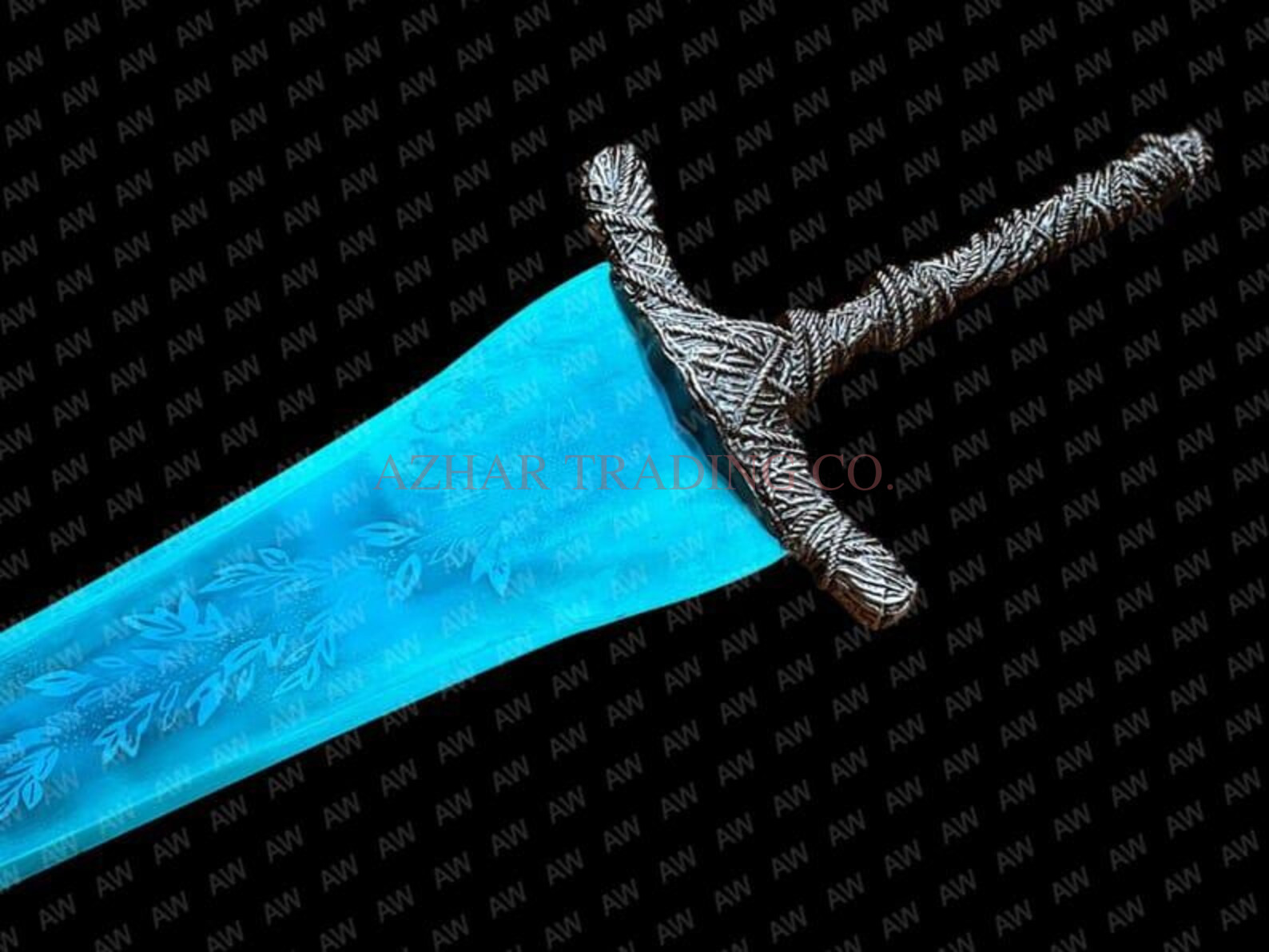 Dark Moon Greatsword Full Metal Luminous Fantasy Replica – 41 Inch image 3