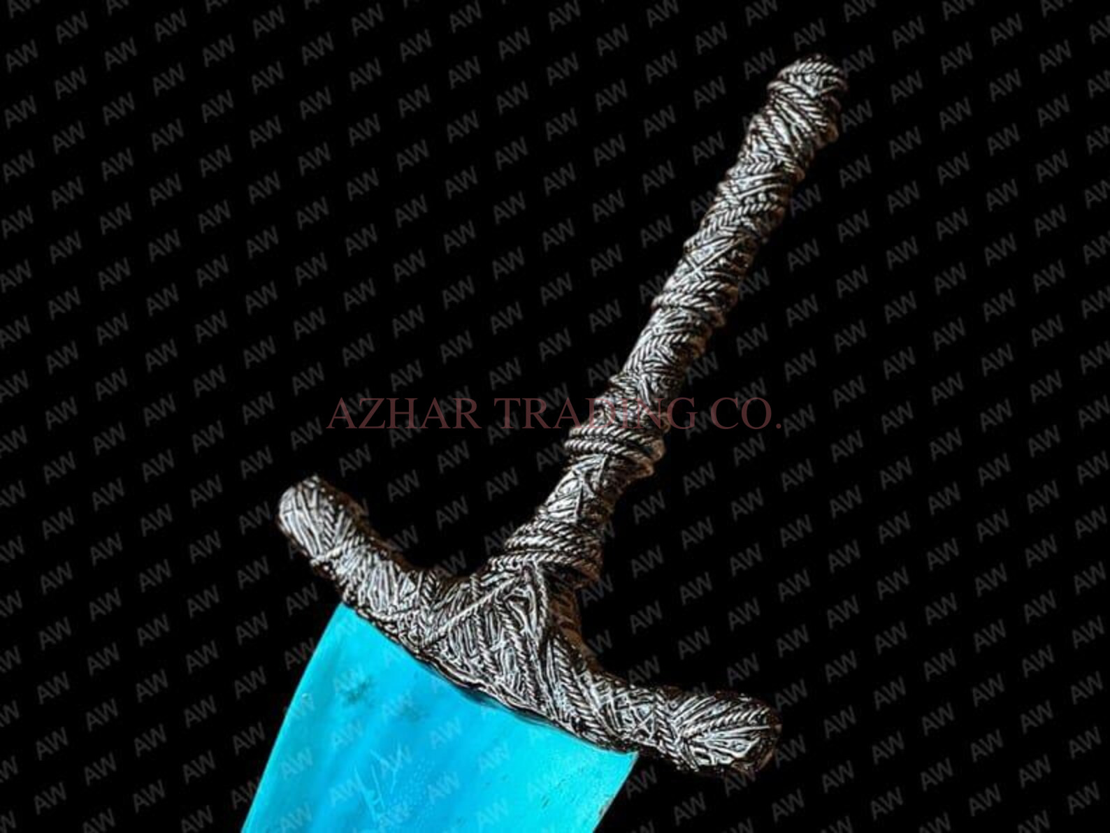 Dark Moon Greatsword Full Metal Luminous Fantasy Replica – 41 Inch image 4