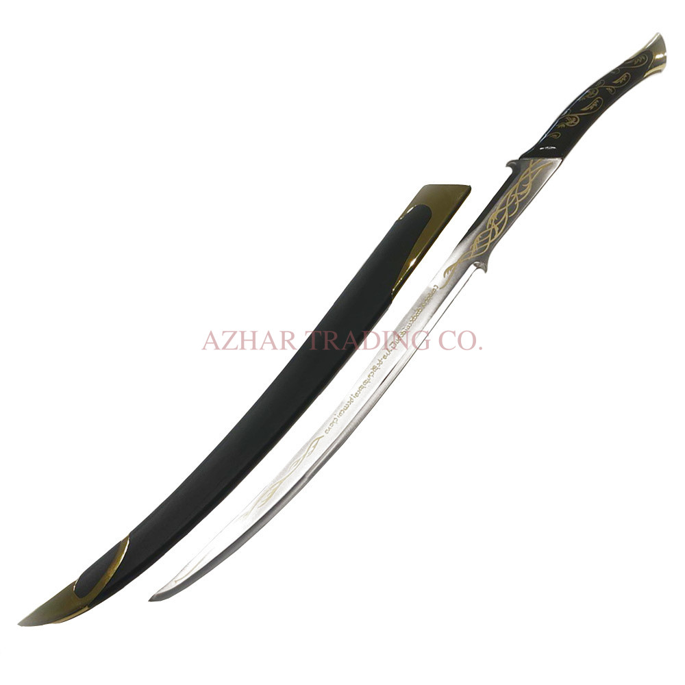 Elven Fantasy Sword with Scabbard | Royal Woodland Display Blade