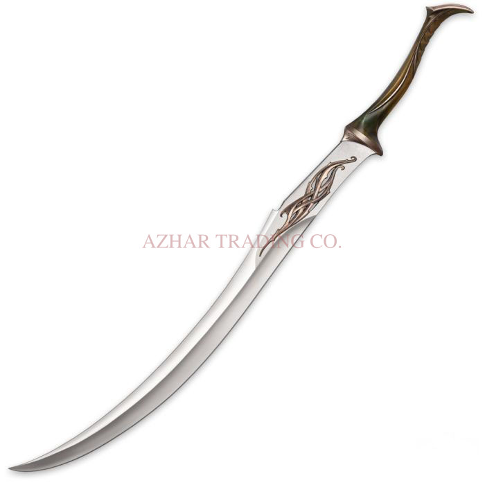Woodland Elven Infantry Sword – 48 Inch Fantasy Replica with Wall Display image 2