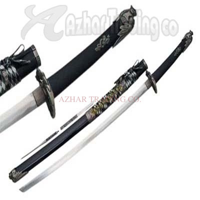 Spiral Dragon Katana Sword