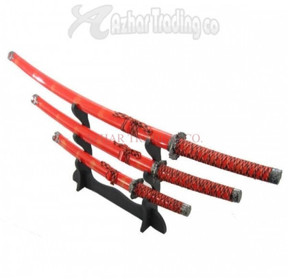 Samurai Dragon Sword Set of 3-Pcs